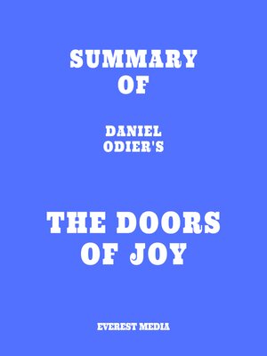 cover image of Summary of Daniel Odier's the Doors of Joy